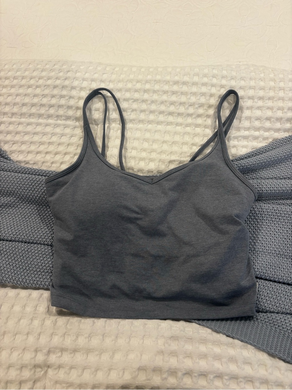 Vuori Charcoal Gray Strappy Tank Top